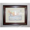 Framed Honoring Of Pope John Paul II With COA