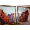 Image 2 : 2 Framed Print Pictures Of Mountains 20" x 16"
