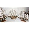 Image 2 : Lot of 4 Sail Ships