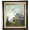 Image 1 : Oil On Canvas Of Old Barn 20" x 24"