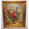 Image 1 : Oil Painting On Canvas (Flower In A Vase)
