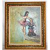 Oil Painting On Canvas Of Ballerina 23" x 19"