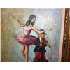 Image 2 : Oil Painting On Canvas Of Ballerina 23" x 19"