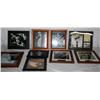 Image 1 : Lots Of 9 Misc. Framed Photos Of Famous People