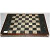 Image 2 : Vintage Foldable Chess Set W/ Pieces