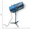 Image 2 : Strong Trouperette II Theatrical Followspot, Yoke & Tripod Stand (31 X 51 in.) Works