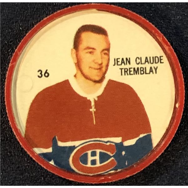 1960-61 SHIRRIFF NHL COIN - J.C. TREMBLAY