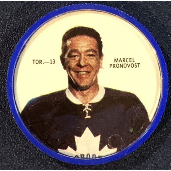 1968-69 SHIRRIFF NHL COIN - MARCEL PRONOVOST (HOF)