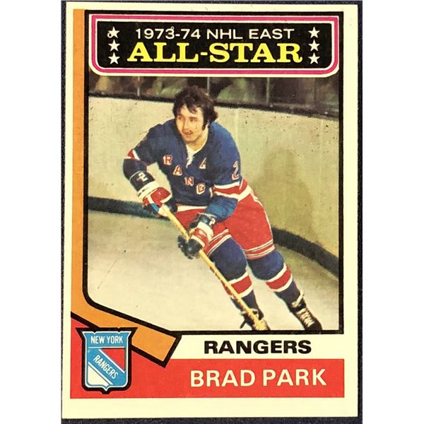 1974-75 TOPPS HOCKEY BRAD PARK (HOF)