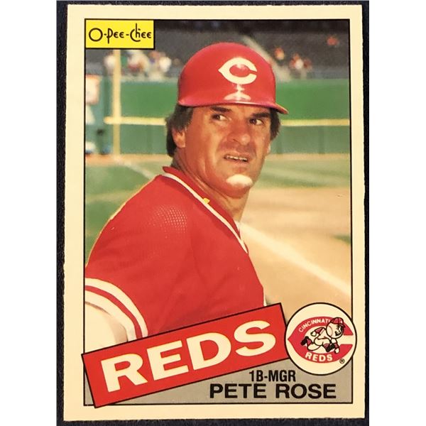 1985 O-PEE-CHEE BASEBALL PETE ROSE
