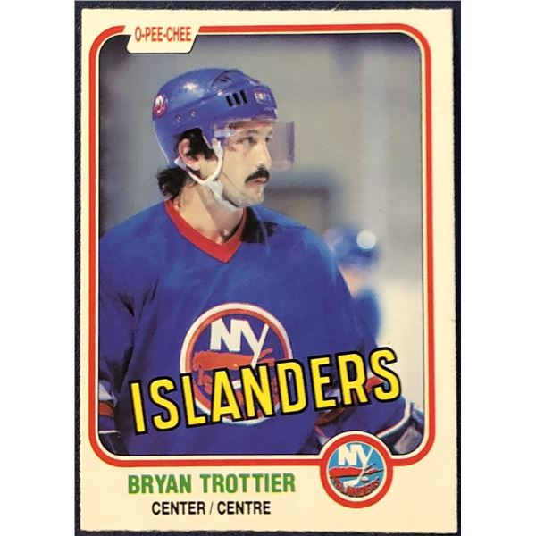 1981-82 O-PEE-CHEE NHL BRYAN TROTTIER (HOF)