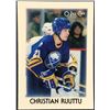 Image 1 : 1987-88 O-PEE-CHEE NHL MINI - CHRISTIAN RUUTTU