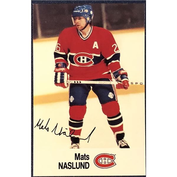 1988-89 ESSO NHL MATS NASLUND