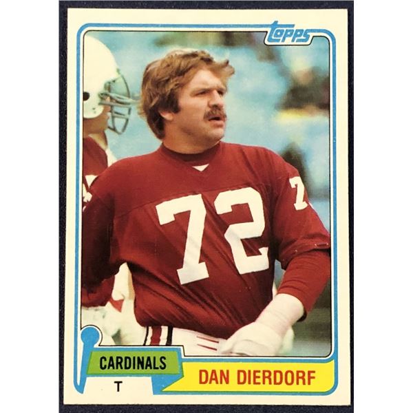 1981 TOPPS NFL DAN DIERDORF (HOF)