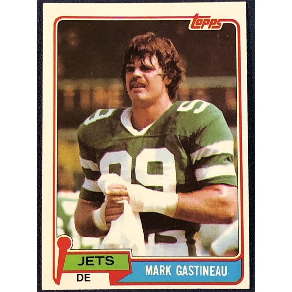1981 TOPPS NFL MARK GASTINEAU