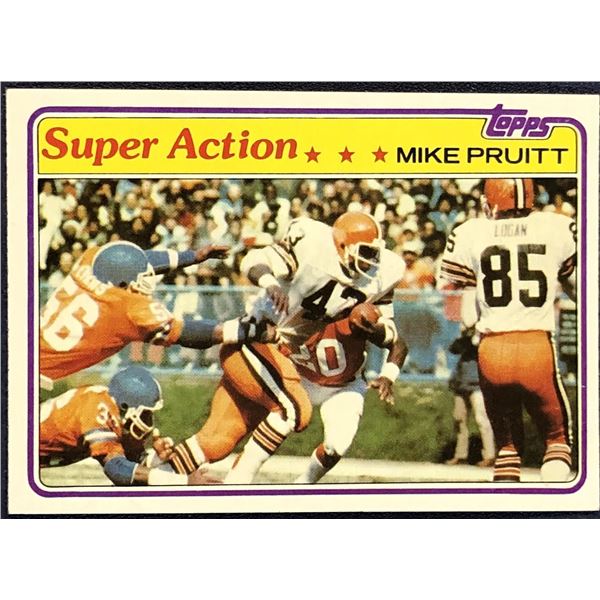 1981 TOPPS NFL MIKE PRUITT