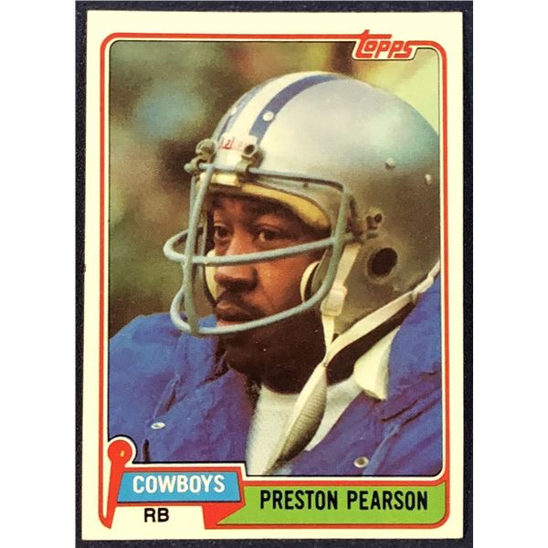 1981 TOPPS NFL PRESTON PEARSON