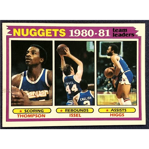 1981-82 TOPPS DAN ISSEL (HOF)