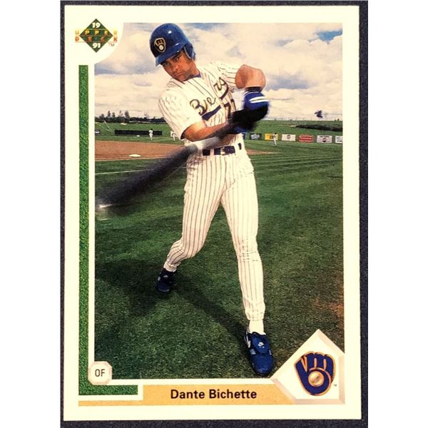 1991 UPPER DECK DANTE BICHETTE