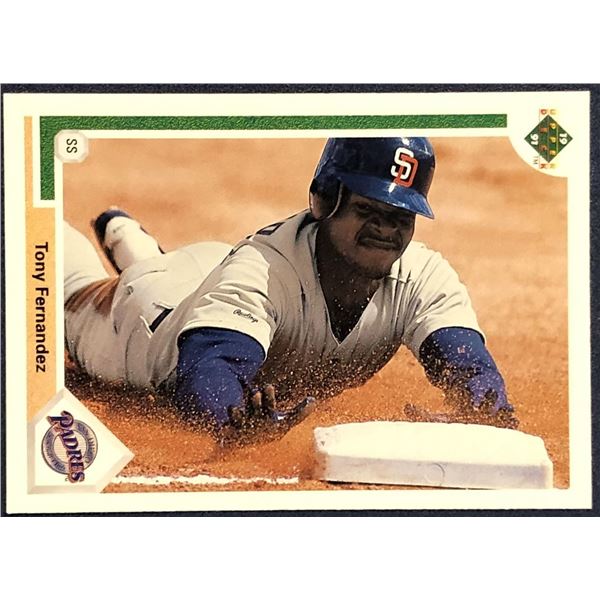 1991 UPPER DECK TONY FERNANDEZ