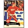 Image 1 : 1991-92 PRO SET NHL SERGEI FEDEROV (HOF) ROOKIE CARD