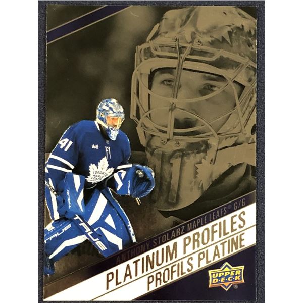 2026-27 UPPER DECK NHL PLATINUM PROFILES - ANTHONY STOLARZ