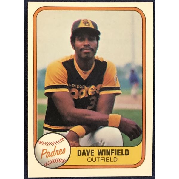 1981 FLEER DAVE WINFIELD (HOF)