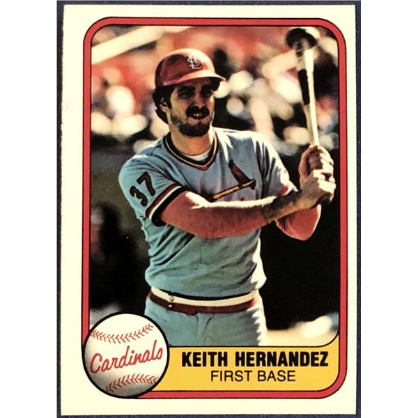 1981 FLEER KEITH HERNANDEZ (HOF)