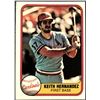 Image 1 : 1981 FLEER KEITH HERNANDEZ (HOF)
