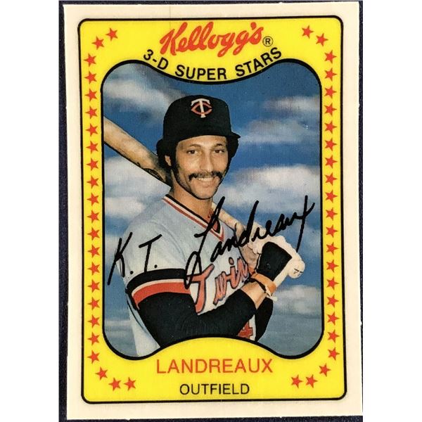 1981 KELLOGG'S MLB KEN LANDREAUX