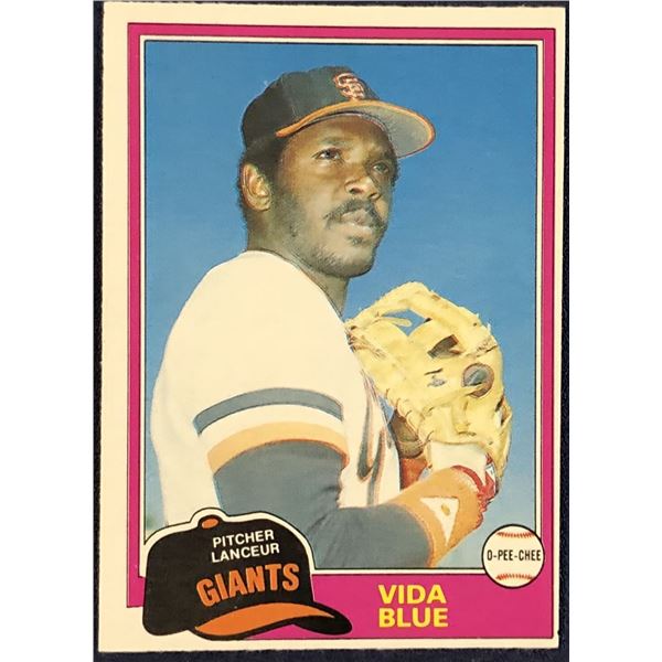 1981 O-PEE-CHEE BASEBALL VIDA BLUE (HOF)