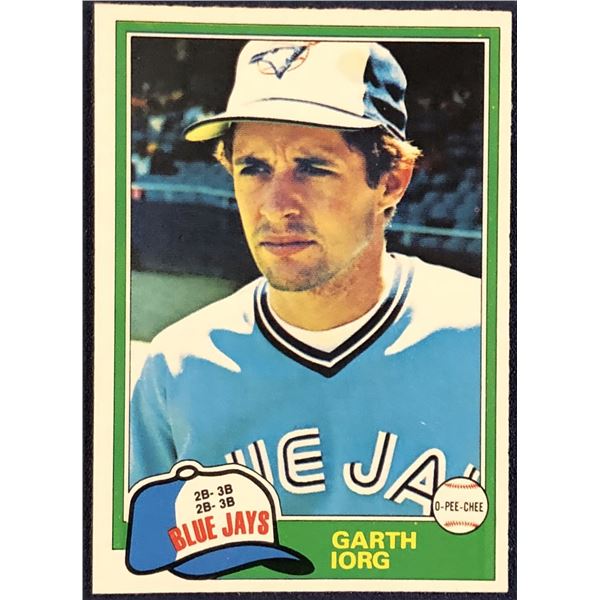 1981 O-PEE-CHEE MLB GARTH IORG