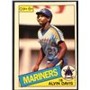 Image 1 : 1985 O-PEE-CHEE BASEBALL ALVIN DAVIS ROOKIE CARD