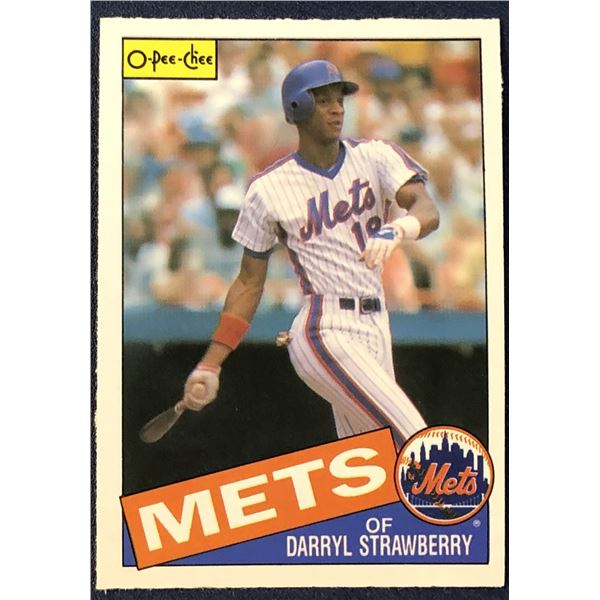 1985 O-PEE-CHEE BASEBALL DARRYL STRAWBERRY