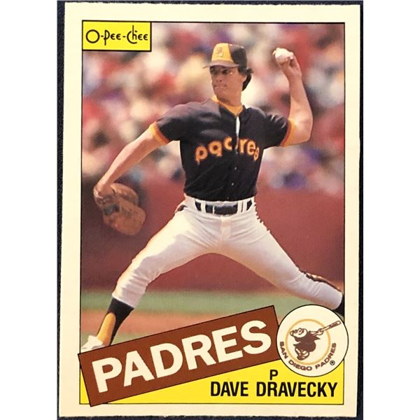 1985 O-PEE-CHEE BASEBALL DAVE DRAVECKY