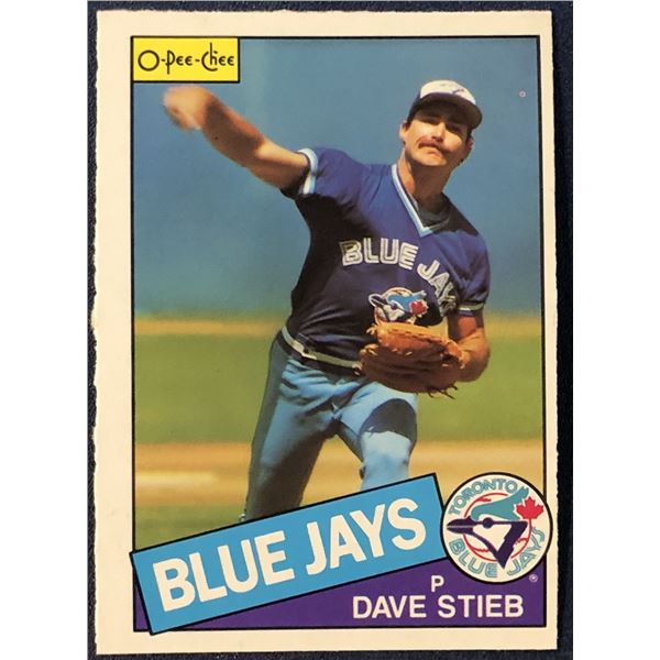 1985 O-PEE-CHEE BASEBALL DAVE STIEB