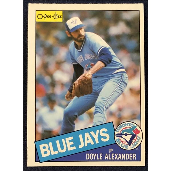 1985 O-PEE-CHEE BASEBALL DOYLE ALEXANDER