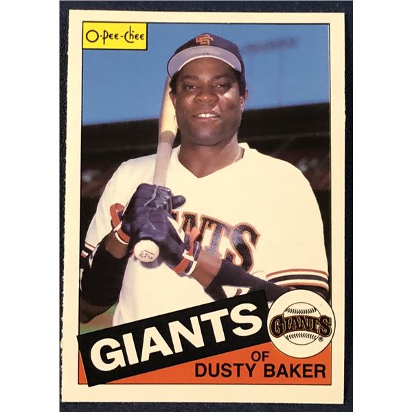 1985 O-PEE-CHEE BASEBALL DUSTY BAKER