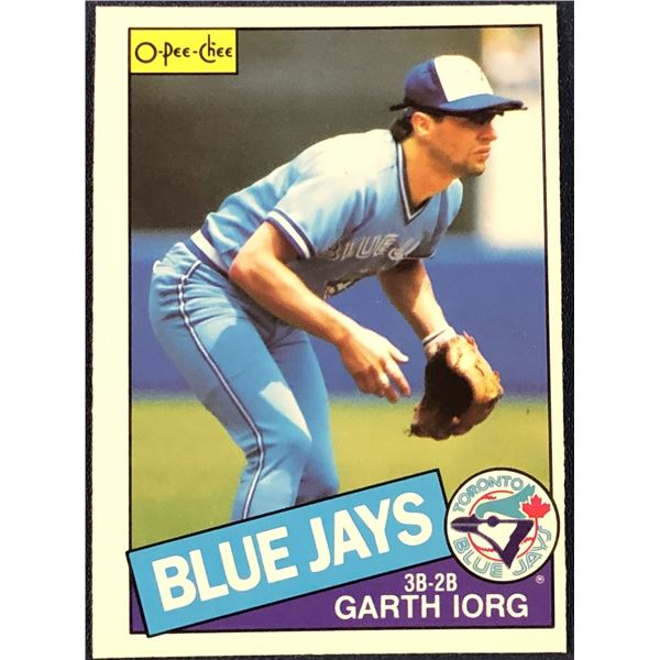 1985 O-PEE-CHEE BASEBALL GARTH IORG