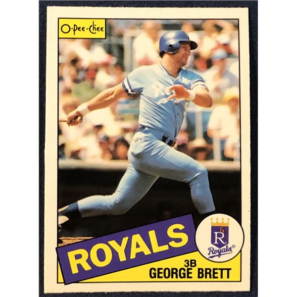 1985 O-PEE-CHEE BASEBALL GEORGE BRETT (HOF)