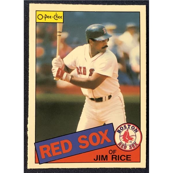 1985 O-PEE-CHEE BASEBALL JIM RICE