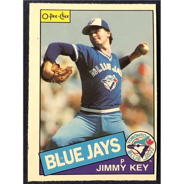 1985 O-PEE-CHEE BASEBALL JIMMY KEY ROOKIE CARD