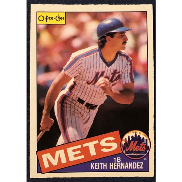 1985 O-PEE-CHEE BASEBALL KEITH HERNANDEZ