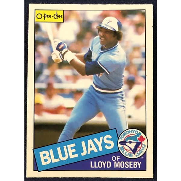 1985 O-PEE-CHEE BASEBALL LLOYD MOSEBY