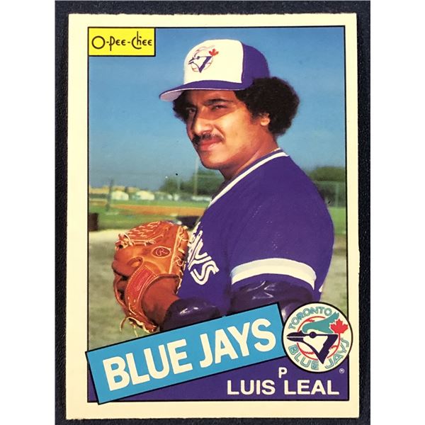 1985 O-PEE-CHEE BASEBALL LUIS LEAL