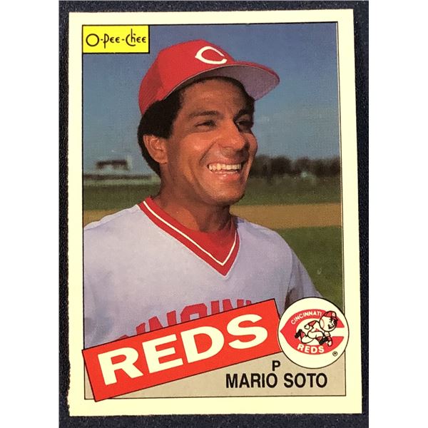1985 O-PEE-CHEE BASEBALL MARIO SOTO