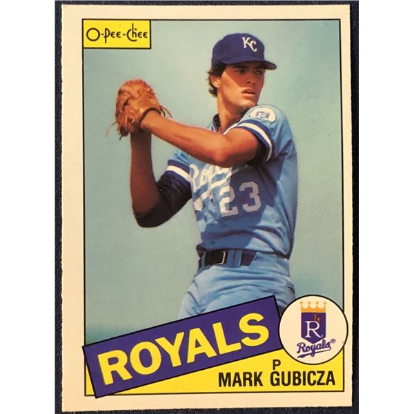 1985 O-PEE-CHEE BASEBALL MARK GUBICZA ROOKIE CARD