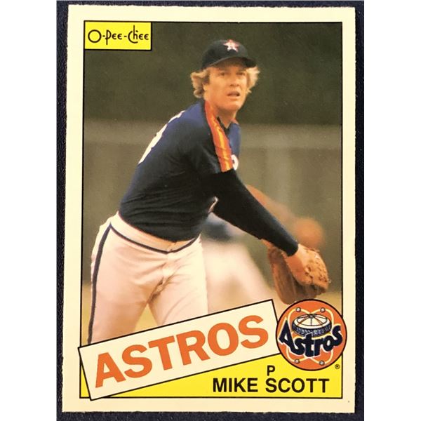1985 O-PEE-CHEE BASEBALL MIKE SCOTT