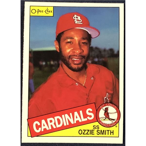1985 O-PEE-CHEE BASEBALL OZZIE SMITH (HOF)