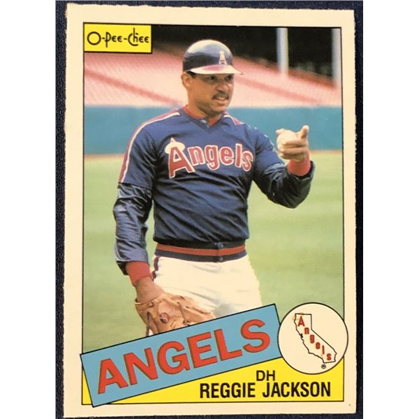 1985 O-PEE-CHEE BASEBALL REGGIE JACKSON (HOF)
